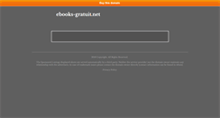 Desktop Screenshot of ebooks-gratuit.net